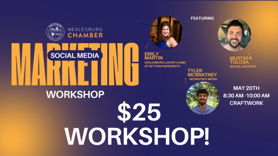 Social media marketing event in sonoma 2025