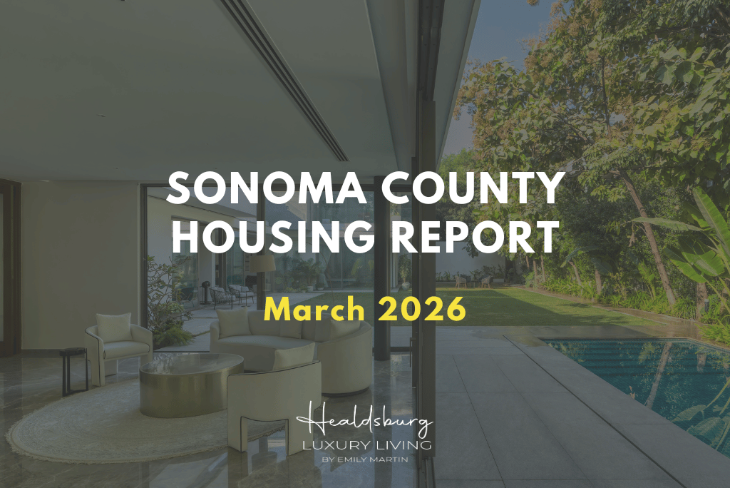 Sonoma County housing market march 2026