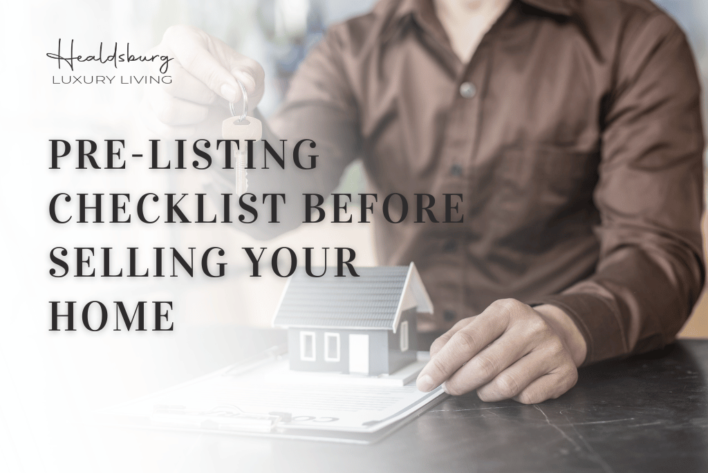 Pre-Listing Checklist Before Selling Your Home