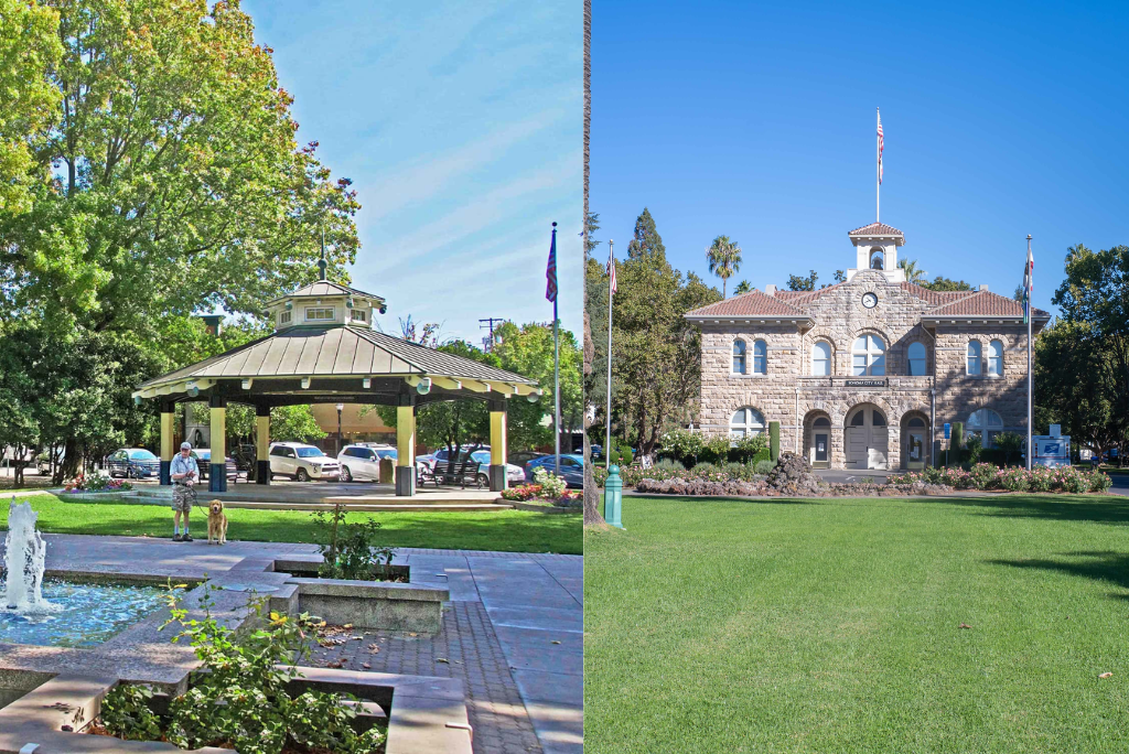 Healdsburg's Plaza vs. Sonoma's Square