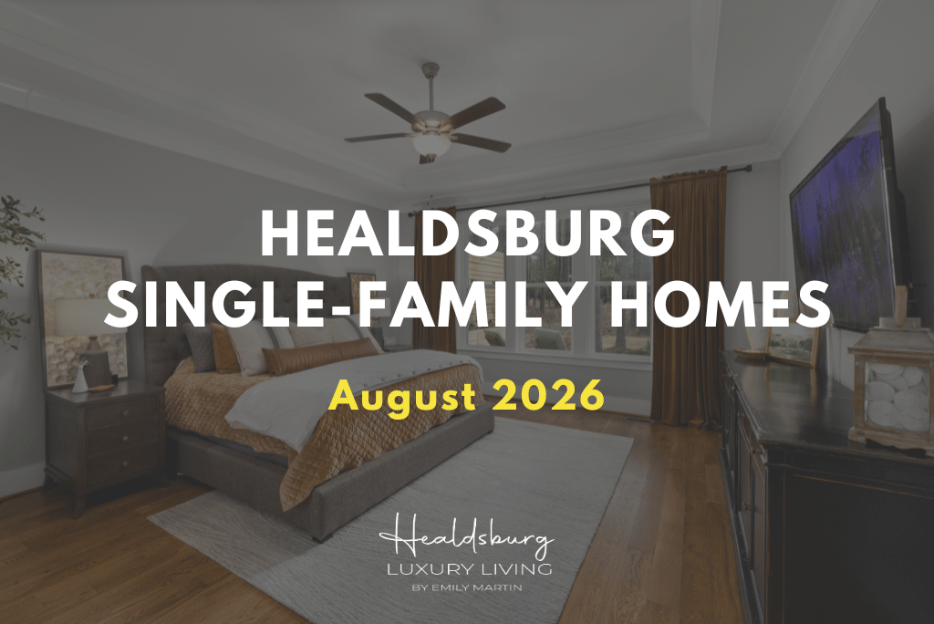 Healdsburg housing market august 2026