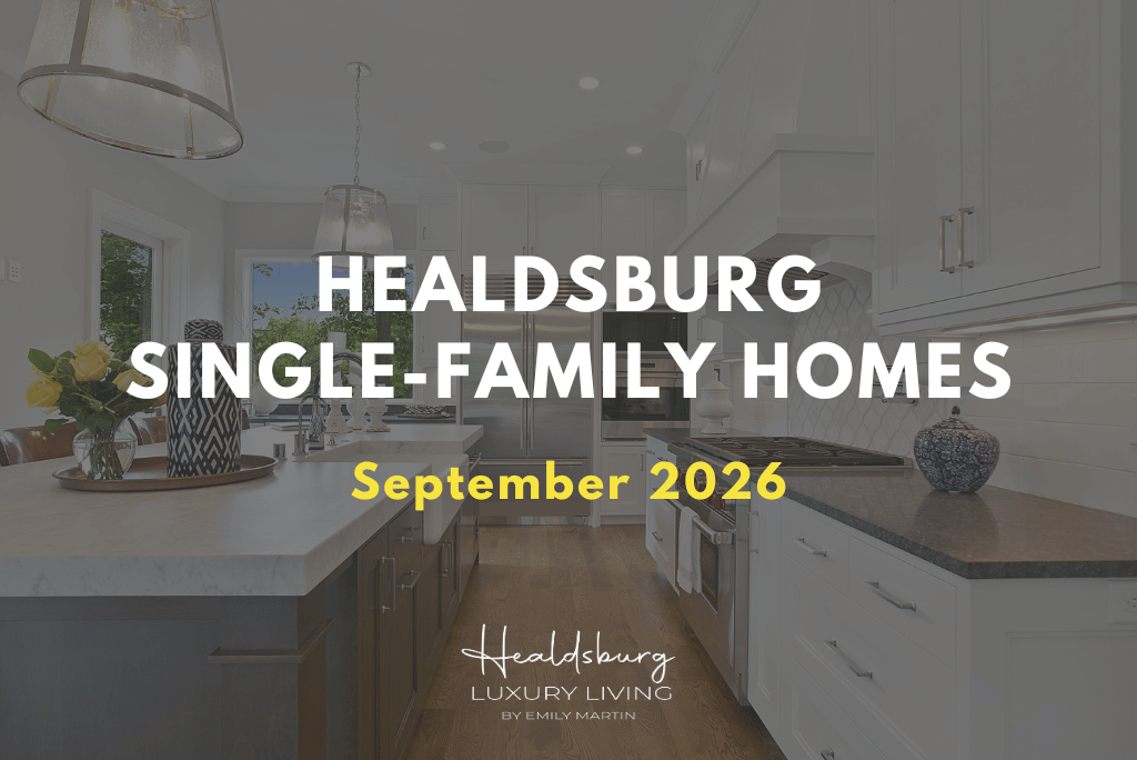Healdsburg single-family homes September